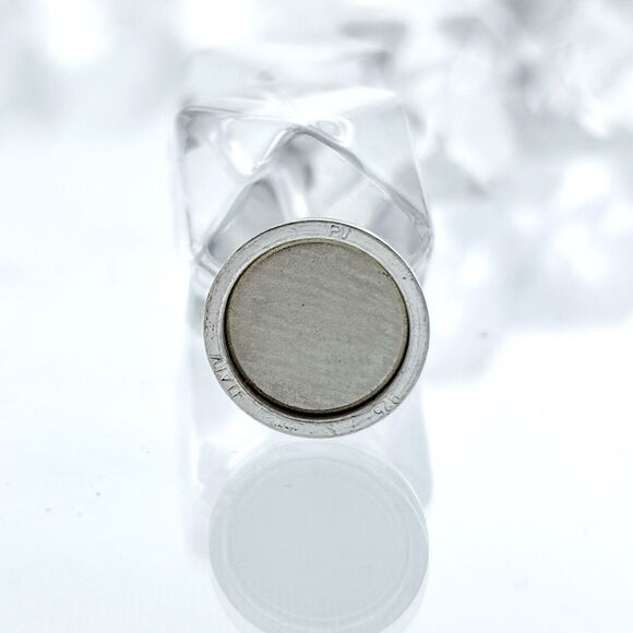 Italian Paola Valentino Sterling Silver 925 Faceted Crystal Magnet Necklace 20" - Picture 3 of 5